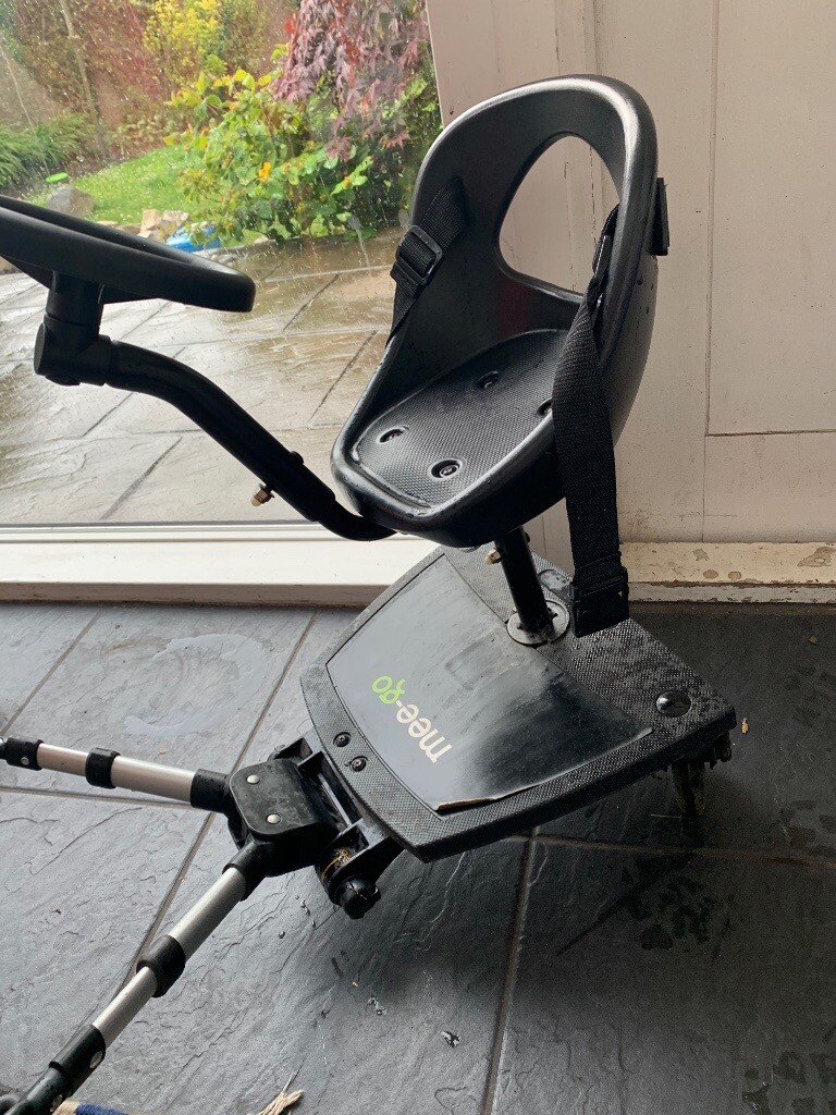 buggy board with steering wheel